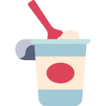 jogurt,Sladoled od borovnice